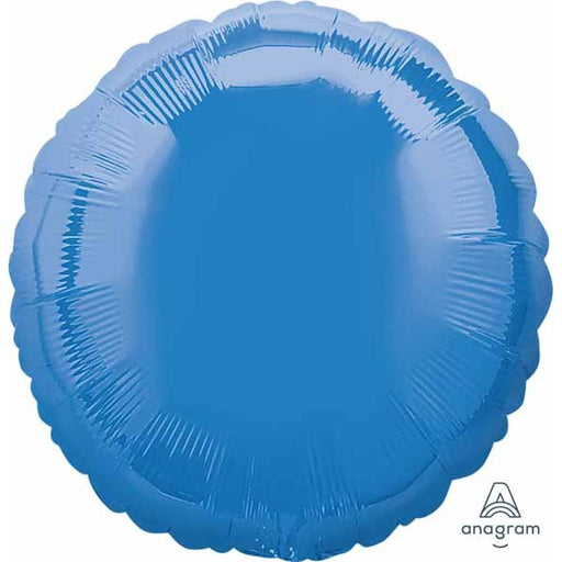 18-Inch Round Periwinkle Foil Balloon