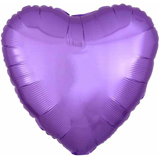 18-Inch Pearl Lavender Heart Foil Balloon