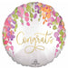 Romantic Congrats 18" Round Foil Balloon