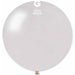 Gemar 31" Metallic White Latex Balloon #029, 1 Count