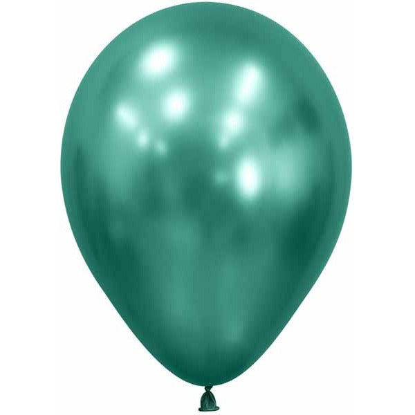 Sempertex Reflex Aurora Green 5-Inch Latex Balloons, 50 Count