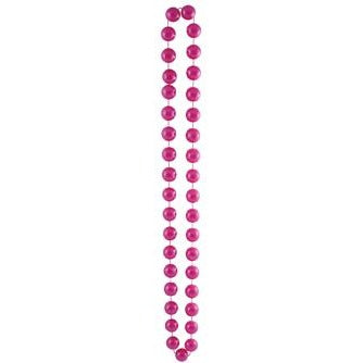 JUMBO PARTY BEADS PEARL PINK 40" 22MM