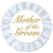Mother of the Groom Satin Button, 3.5 Inch