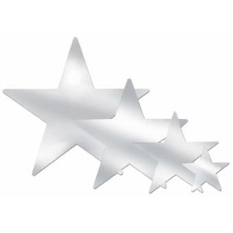 15-Inch Silver Foil Star Decoration