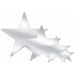9-Inch Silver Foil Star Decoration