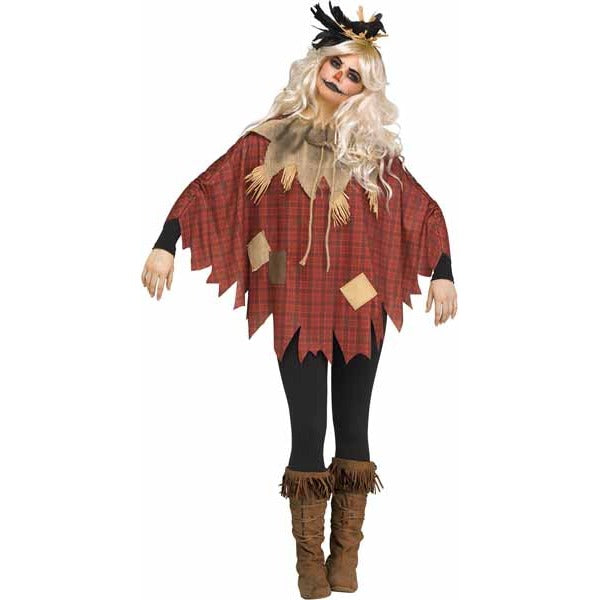 Scary Crow Adult Costume Poncho