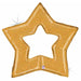 48-Inch Gold Holographic Linking Star Foil Balloon
