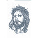 Tinsley Transfers Jesus Portrait Temporary Tattoo