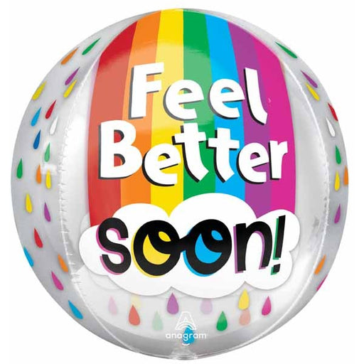 Feel Better Soon 16" Orbz XL Foil Balloon