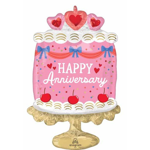 Sweet Anniversary 27-Inch Shaped Foil Balloon