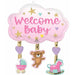 Tiny Treasures Girl 29 Inch Shaped Foil Balloon