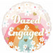Dazed and Engaged 18-Inch Round Foil Balloon