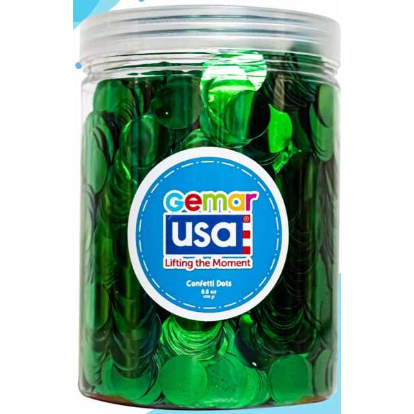 Gemar Green Confetti Dots, 8.8 oz