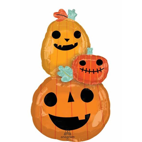 35-Inch Halloween Pumpkin Garland Foil Balloon