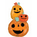 35-Inch Halloween Pumpkin Garland Foil Balloon