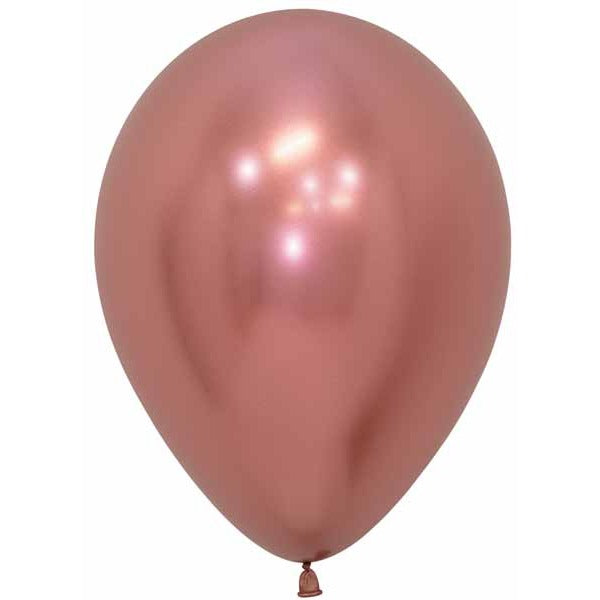 Sempertex Reflex Rose Gold 11-Inch Latex Balloons, 50 Pack