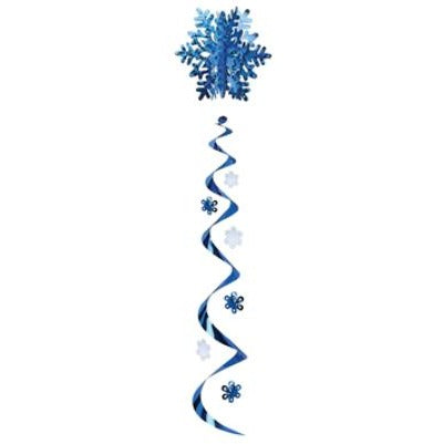 Jumbo Snowflake Whirl Hanging Decoration, 48 Inches