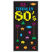Totally 80's Door Cover, 30 Inches x 5 Feet