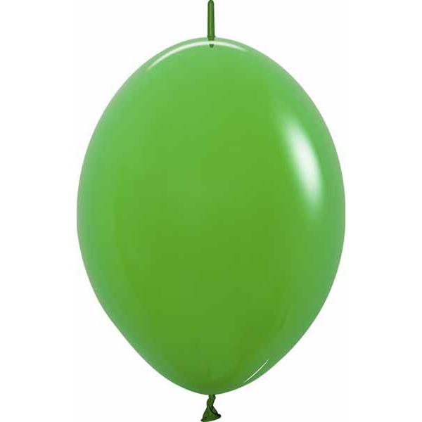 Sempertex Shamrock Green 6-Inch Link-O-Loons Latex Balloons, 50 Count