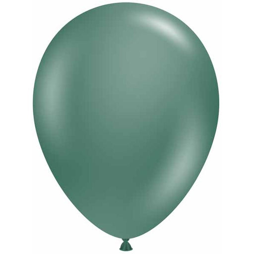 TUFTEX 11-Inch Evergreen Latex Balloons, 100 Count