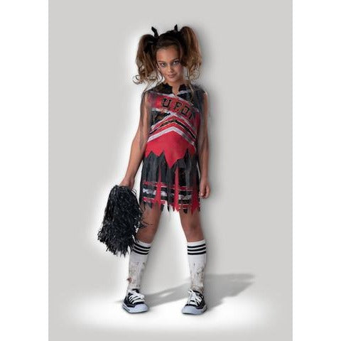 Zombie Cheerleader Child Costume, Size 12