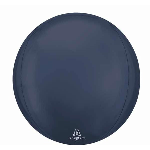 Satin True Navy 16-Inch Orbz Foil Balloon