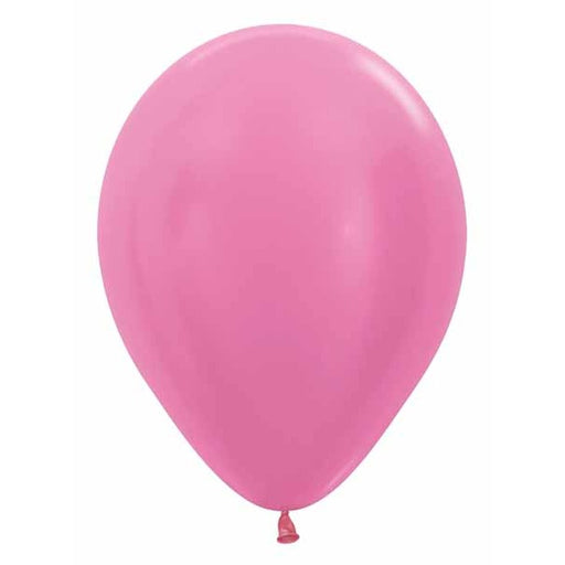 Sempertex Satin Fuchsia 11-Inch Latex Balloons, 50 Pack