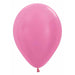 Sempertex 5 Inch Satin Fuchsia Latex Balloons, 50 Count