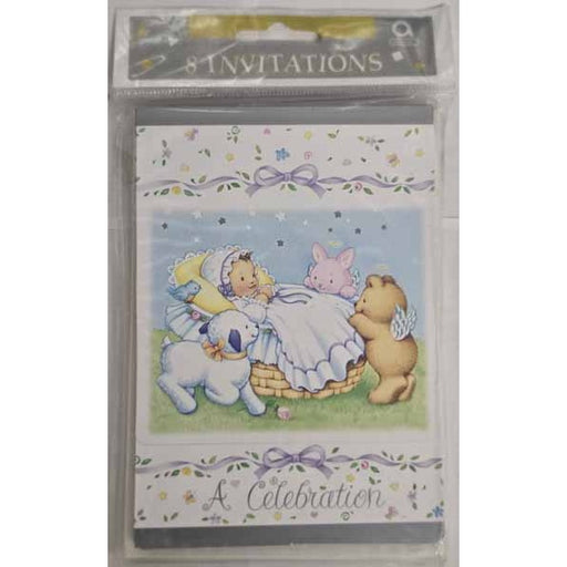 Heavenly Moments Invitations, 8 Pack
