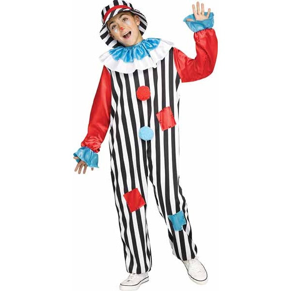 Carnival Clown Child Costume, Size 8-10