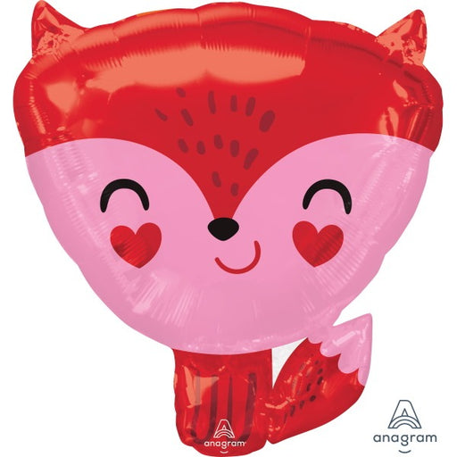 Foxy 18-Inch Fox-Shaped Foil Balloon