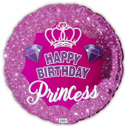 Happy Birthday Princess 18" Foil Balloon
