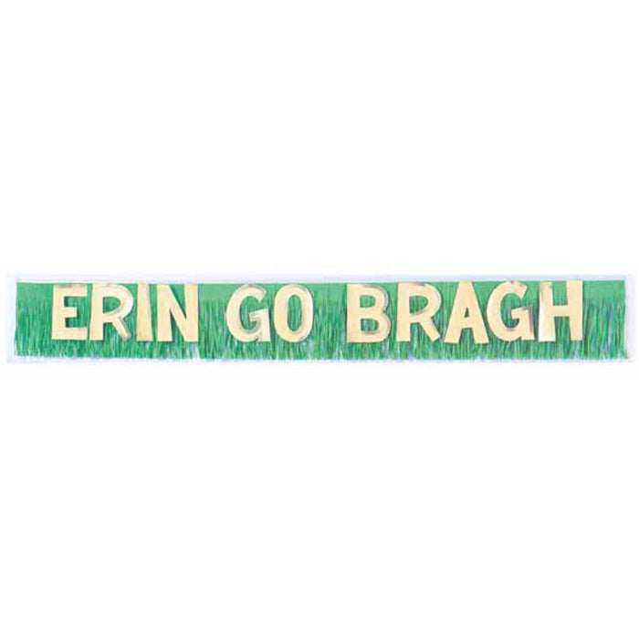 7' Erin Go Bragh Banner: Display Your Irish Pride!