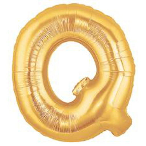 7" Megaloon Flt "Q" Gold Balloon