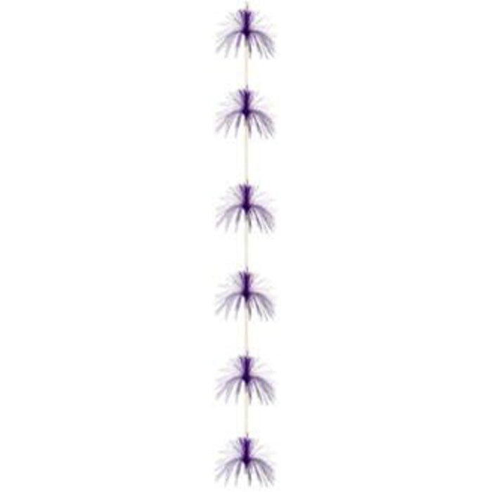 "7' Purple Firework Stringer - Perfect For Parties And Events"