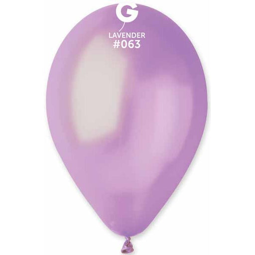 GEMAR 12" METALLIC LAVENDER #063 50/BAG