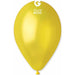 Gemar 12" Metallic Yellow #030 Latex Balloons, 50 Count