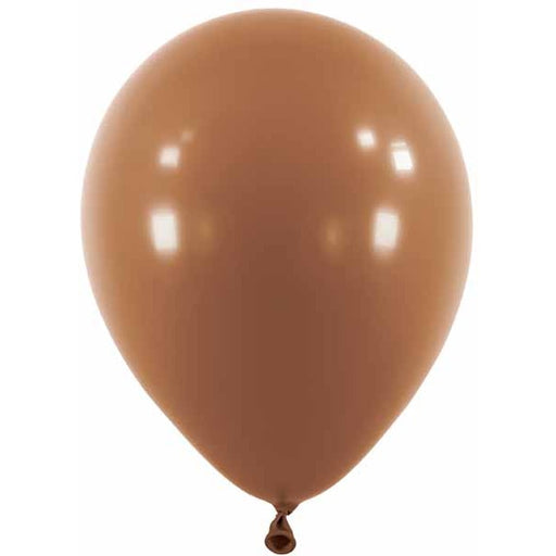 Anagram Chocolate Brown 5" Latex Balloons, 100 Pack