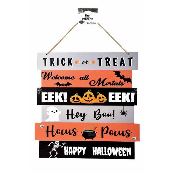 Hocus Pocus 13.5-Inch Halloween Hanging Sign