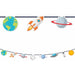 Rocket Space Paper Die-Cut Banner