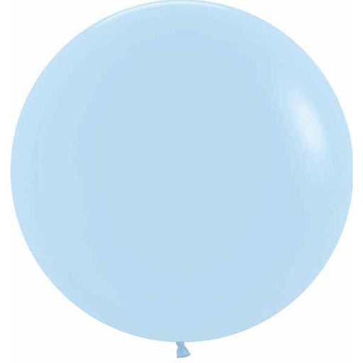 Sempertex Pastel Matte Blue 24-Inch Latex Balloons, 10 Pack
