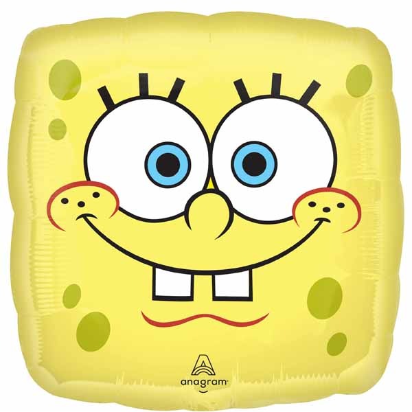 SpongeBob SquarePants 18-Inch Square Foil Balloon