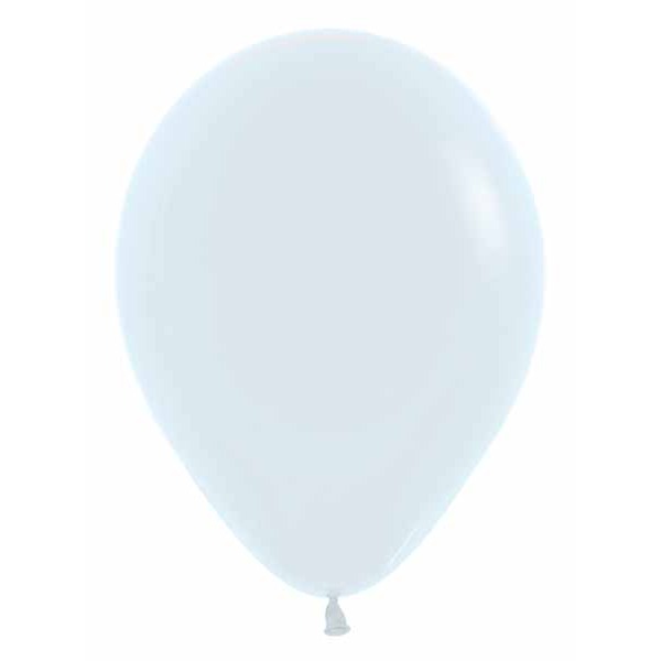 Sempertex White 11-Inch Latex Balloons, 50 Pack