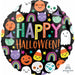 Halloween Happy Faces 18-Inch Round Foil Balloon