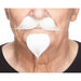 BEARD MOUSTACHE SET WHITE 6.7"X3.7"