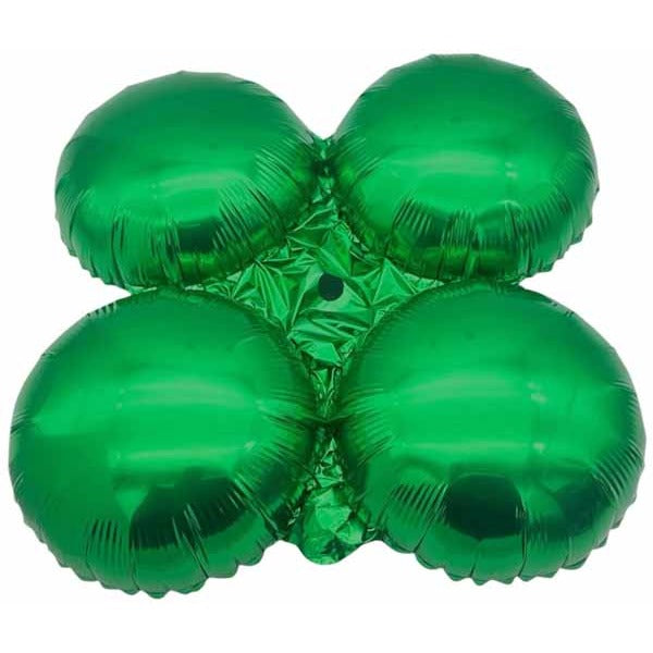 8-Inch Emerald Green Foil Quad Balloon