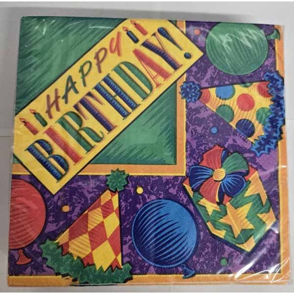 Birthday Time Luncheon Napkins, 36 Count