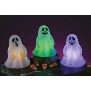 3.75-Inch Colour-Changing Ghost Decoration with Sound