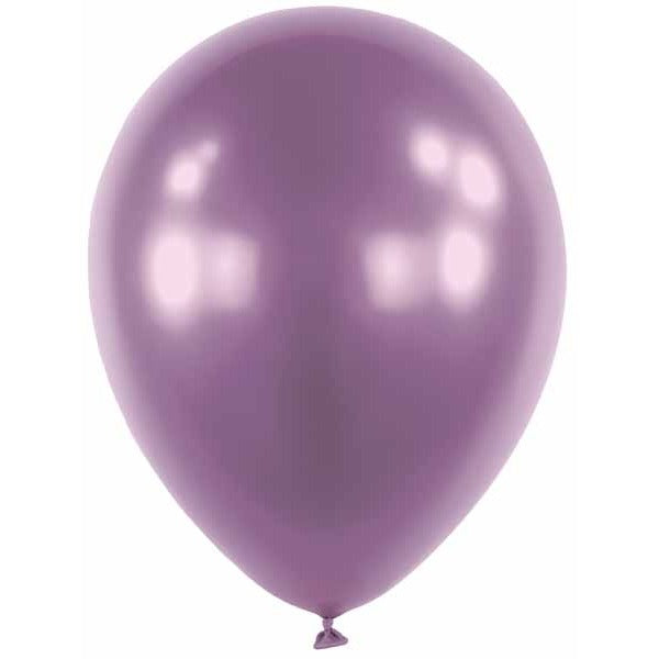 Anagram Luxe Purple Royal 11-Inch Latex Balloons, 100 Count