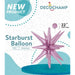 DecoChamp 22-Inch Light Pink Starburst Foil Balloon